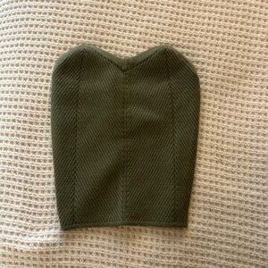 Aerie Olive Green Knit Top